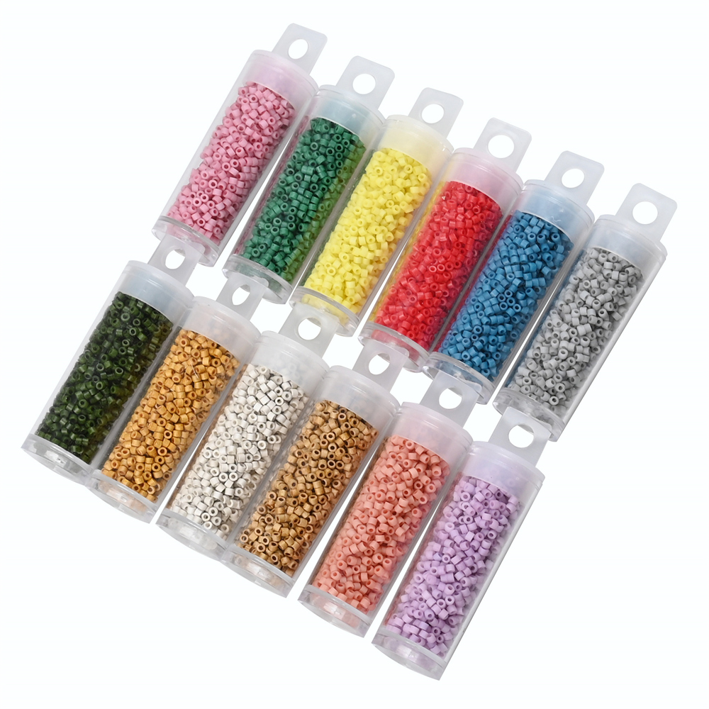 Glass Seed Beads 2Mm Jewelry Making - 10 Gramm Japan mattierte kleine Glasperlen