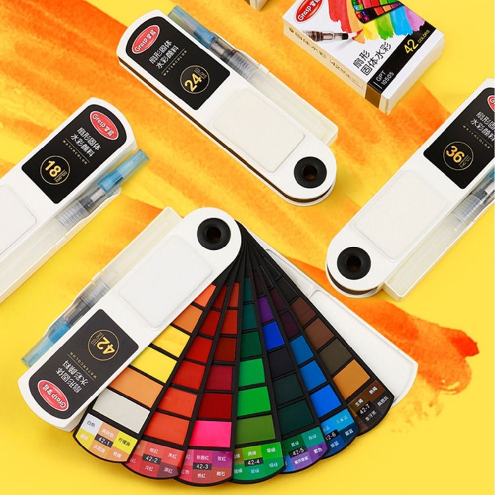 Faltbares Aquarellfarben-Set m – Watercolor Paint Set Solid Pigment Bewertung und Preis