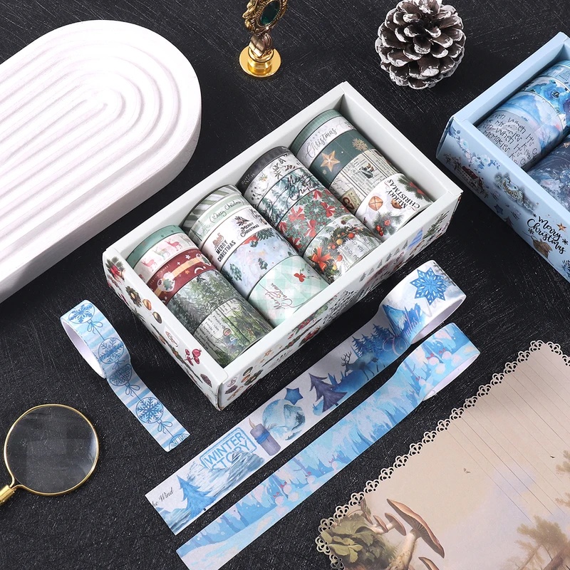 20 Rollen Vintage-Weihnachts-W – Scrapbooking Bewertung und Preis