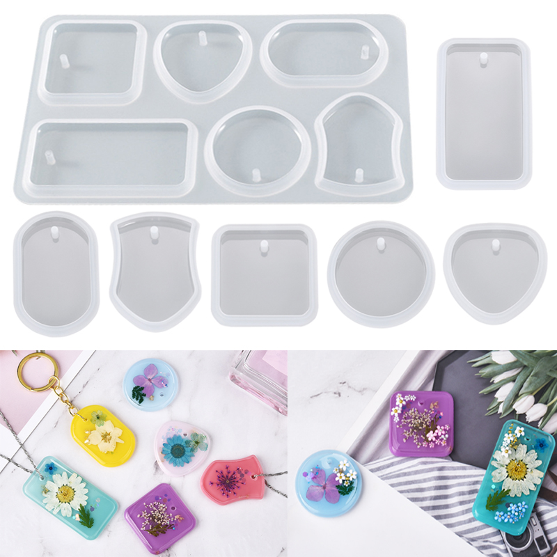 DIY Keychain Anhänger Silikon  – Silicone Epoxy Resin Molds Set Bewertung und Preis