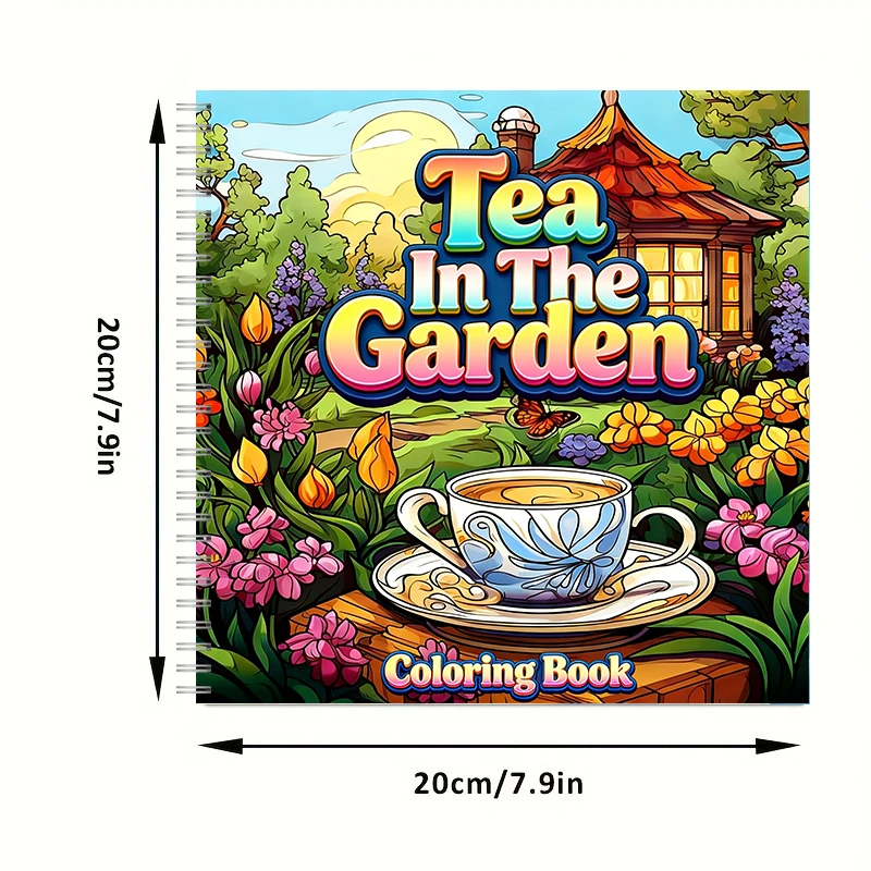 Malbuch „Tea In The Gardens“ f – Painting Supplies Bewertung und Preis